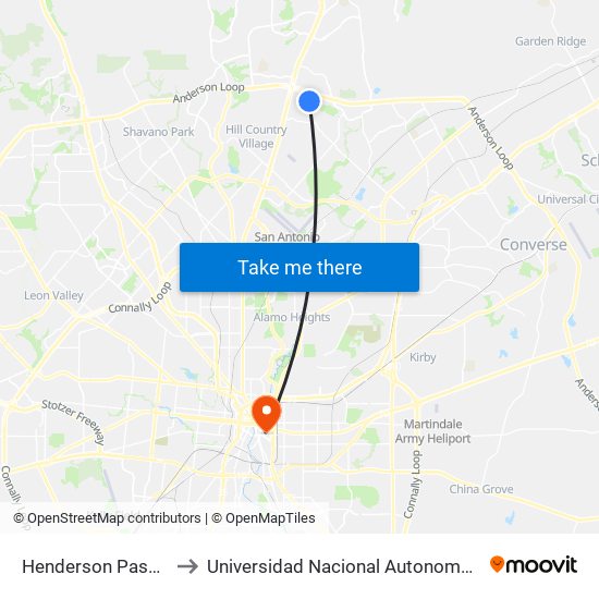 Henderson Pass & Krugerrand to Universidad Nacional Autonoma De Mexico (Unam) - Usa map