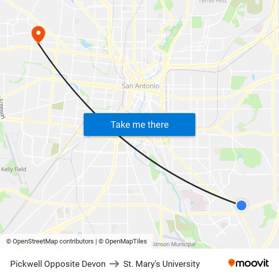 Pickwell Opposite Devon to St. Mary's University map