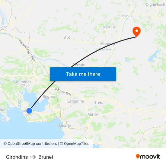 Girondins to Brunet map