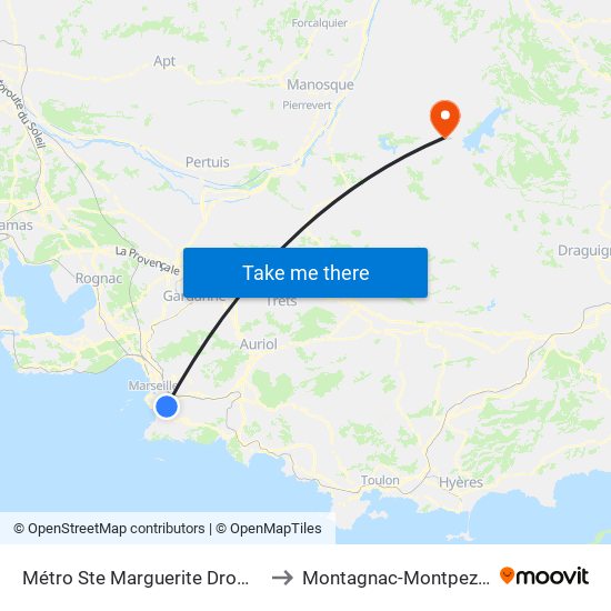 Sainte-Marguerite Dromel to Montagnac-Montpezat map