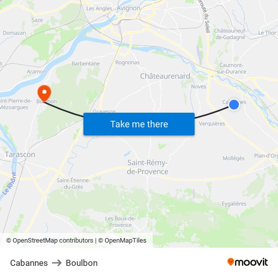 Cabannes to Boulbon map
