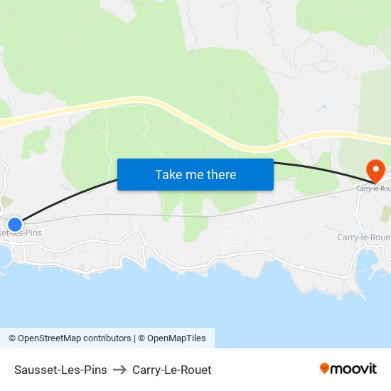 Sausset-Les-Pins to Carry-Le-Rouet map