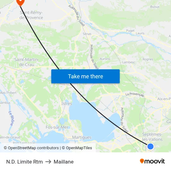 N.D. Limite Rtm to Maillane map
