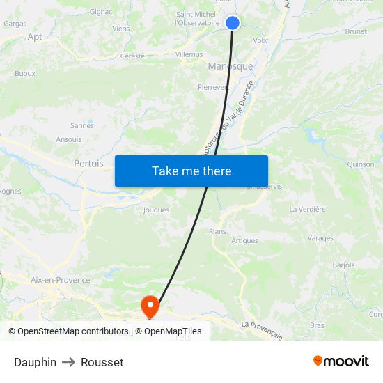 Dauphin to Rousset map