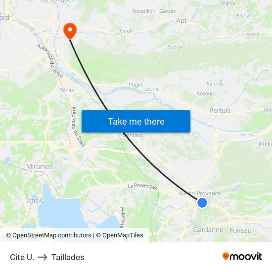 Cite  U. to Taillades map