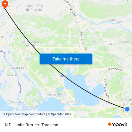 N.D. Limite Rtm to Tarascon map