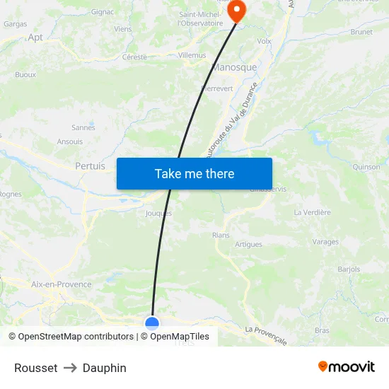 Rousset to Dauphin map