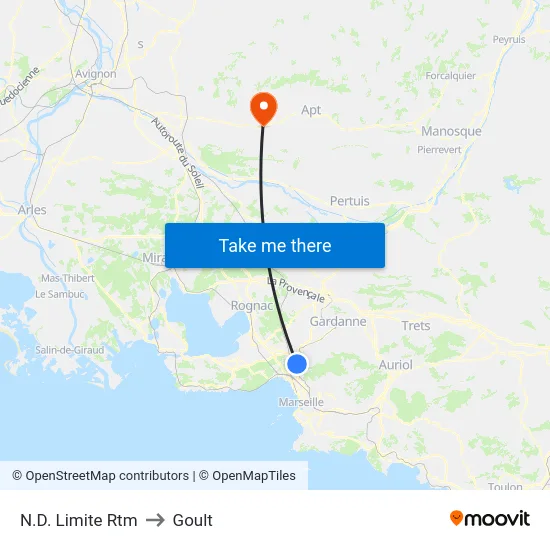 N.D. Limite Rtm to Goult map
