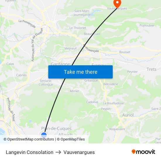 Langevin Consolation to Vauvenargues map