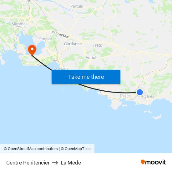 Centre Penitencier to La Mède map