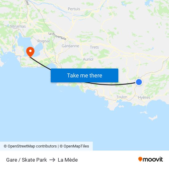 Gare / Skate Park to La Mède map