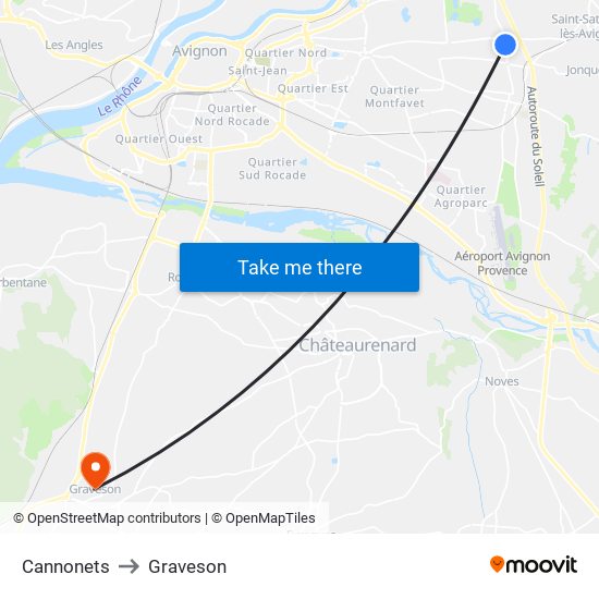 Cannonets to Graveson map