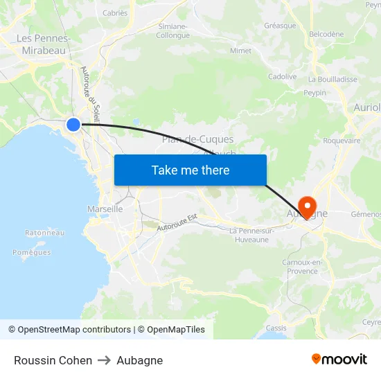 Roussin Cohen to Aubagne map
