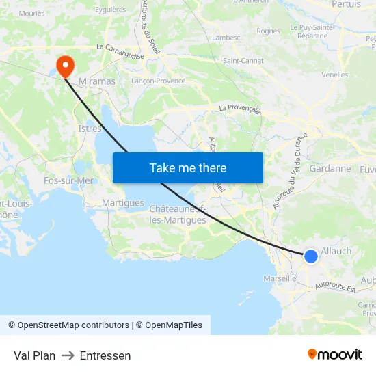 Val Plan to Entressen map