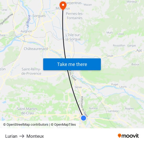 Lurian to Monteux map