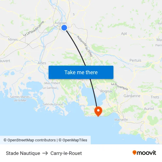 Stade Nautique to Carry-le-Rouet map