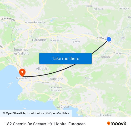 182 Chemin De Sceaux to Hopital Europeen map
