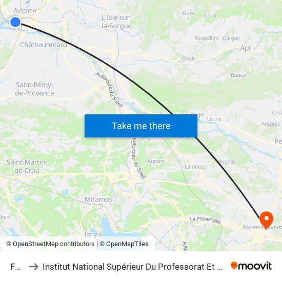 Forum to Institut National Supérieur Du Professorat Et De L'Éducation (Site D'Aix-En-Provence) map