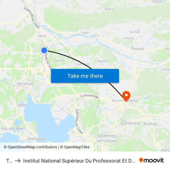 Tour to Institut National Supérieur Du Professorat Et De L'Éducation (Site D'Aix-En-Provence) map