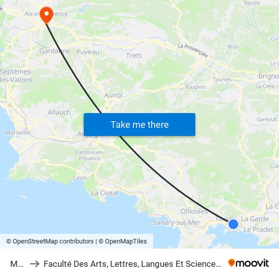 Malon to Faculté Des Arts, Lettres, Langues Et Sciences Humaines - Site Schuman map