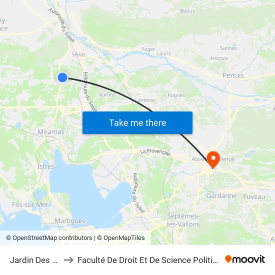 Jardin Des Bormes to Faculté De Droit Et De Science Politique - Site Schuman map