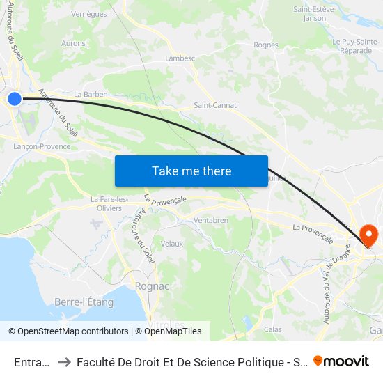 Entrages to Faculté De Droit Et De Science Politique - Site Schuman map