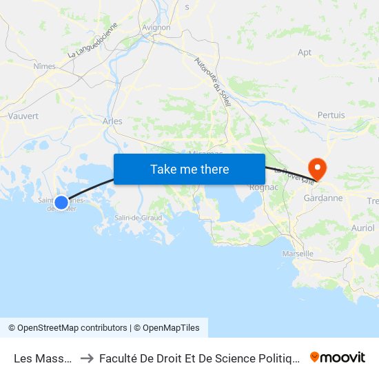 Les Massoucles to Faculté De Droit Et De Science Politique - Site Schuman map