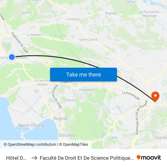 Hôtel De Ville to Faculté De Droit Et De Science Politique - Site Schuman map