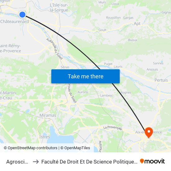 Agrosciences to Faculté De Droit Et De Science Politique - Site Schuman map