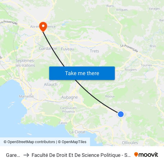 Garenne to Faculté De Droit Et De Science Politique - Site Schuman map