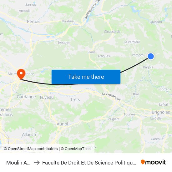 Moulin A Huile to Faculté De Droit Et De Science Politique - Site Schuman map