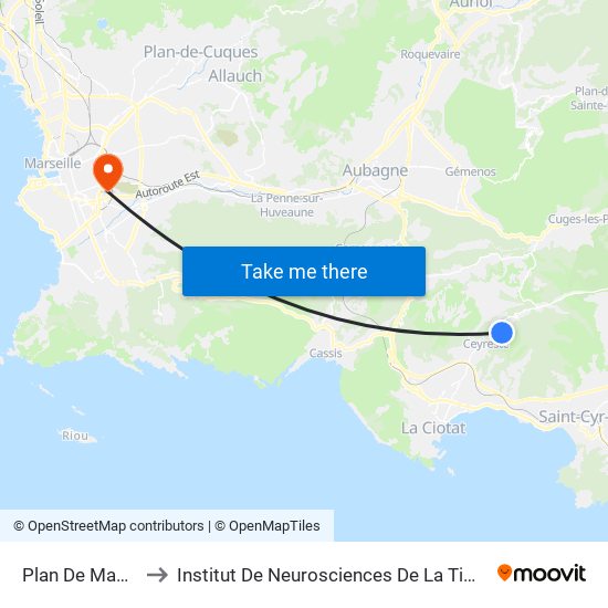 Plan De Masse to Institut De Neurosciences De La Timone map