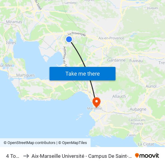 4 Tours to Aix-Marseille Université - Campus De Saint-Charles map