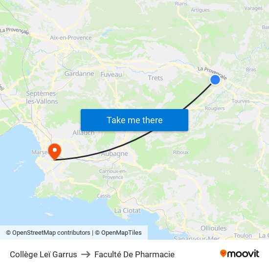 Collège Leï Garrus to Faculté De Pharmacie map
