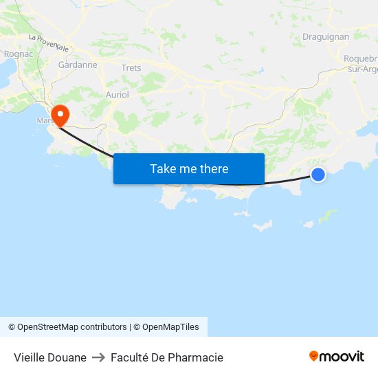 Vieille Douane to Faculté De Pharmacie map