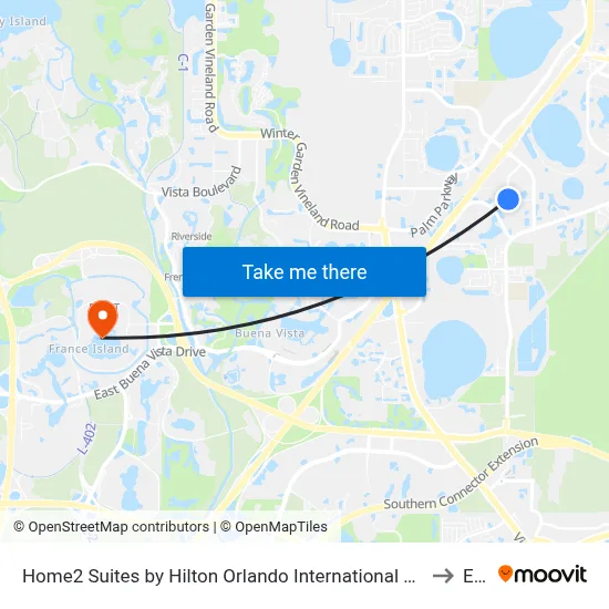 Home2 Suites by Hilton Orlando International Drive South - Free Shuttle to Theme Parks to Epcot map