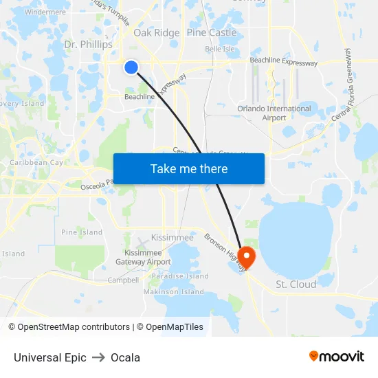 Epic Employee Entrance to Ocala map