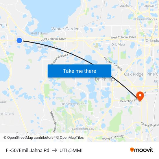 Fl-50/Emil Jahna Rd to UTI @MMI map