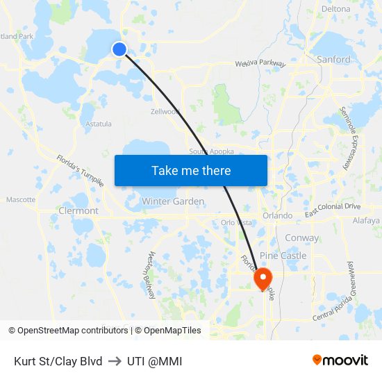 Kurt St/Clay Blvd to UTI @MMI map