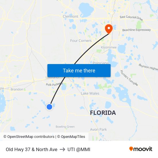 Old Hwy 37 & North Ave to UTI @MMI map