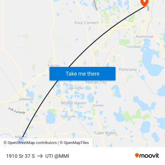 1910 Sr 37 S to UTI @MMI map