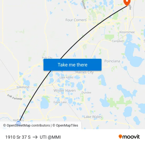 1910 Sr 37 S to UTI @MMI map