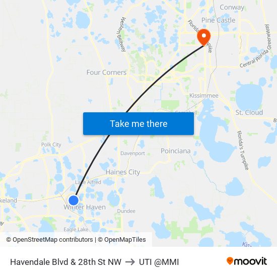 Havendale Blvd & 28th St NW to UTI @MMI map