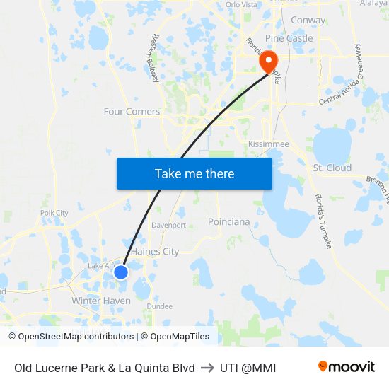 Old Lucerne Park & La Quinta Blvd to UTI @MMI map