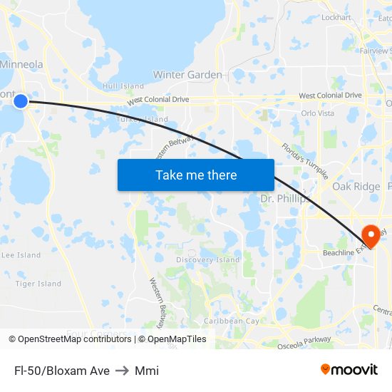 Fl-50/Bloxam Ave to Mmi map