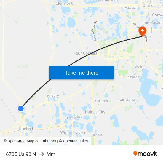 6785 Us 98 N to Mmi map