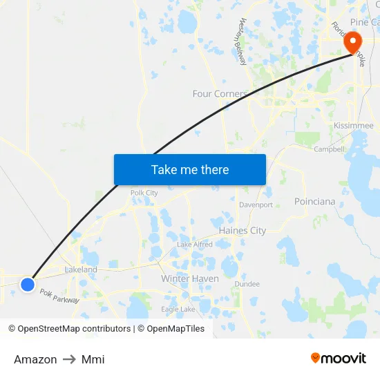 Amazon to Mmi map