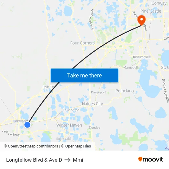 Longfellow Blvd & Ave D to Mmi map