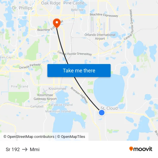 Sr 192 to Mmi map