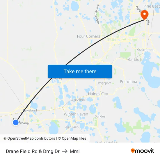 Drane Field Rd & Dmg Dr to Mmi map